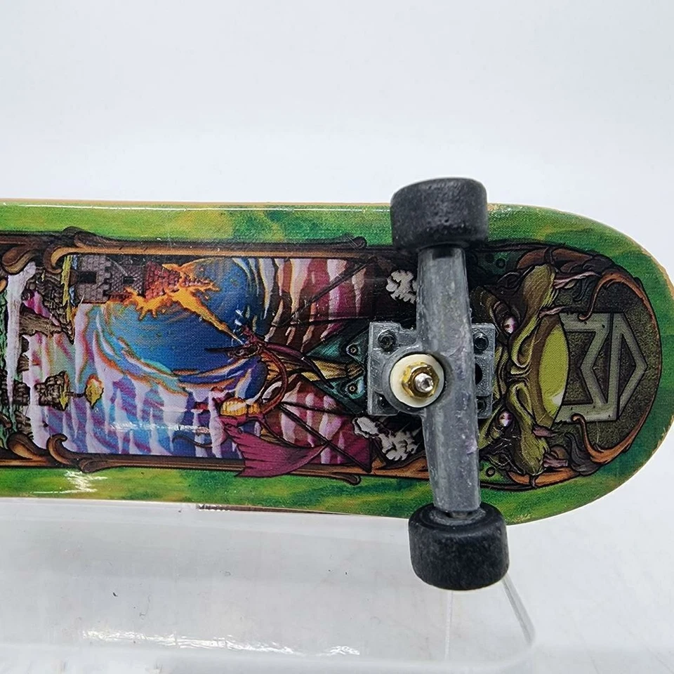 Tech Deck Mini Skateboard Tyler Surrey Miniature Fingerboard 4 in Green Rare - Image 3 of 4