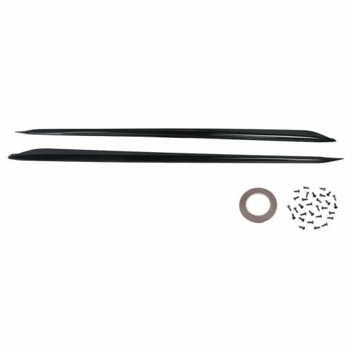 GLOSS BLACK BMW 3 SERIES G20 M PERFORMANCE SIDE SKIRT LIP BLADE EXTENSIONS 2018+ - Picture 6 of 12