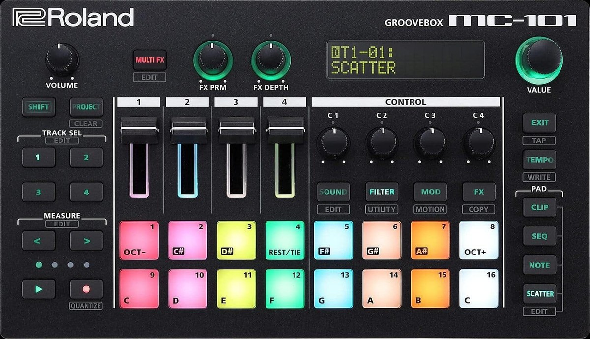 Buy Roland MC101 4 Tracks Groovebox Sequencer online | eBay