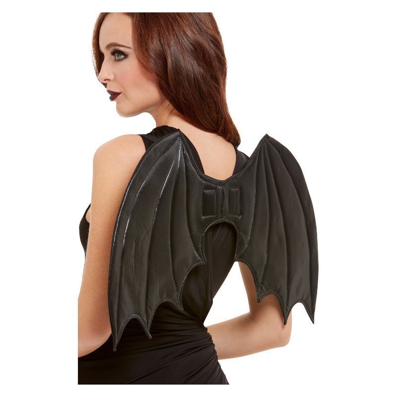 Bat Wings Black Adult 50cm Costume Accessory Bat Wings Black Adult 50cm Costume Accessory