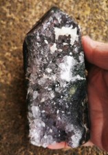 Amethyst Point With Calcite