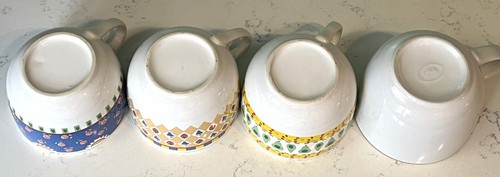 4 tazas/tazas grandes de sopa/café/té: 3 tazas - 4-1/2"" de diámetro, 1 taza - 4-3/4"" - Imagen 9 de 14