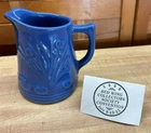 1998 Red Wing Collectors Society Commemorative Blue Iris Pitcher Miniature