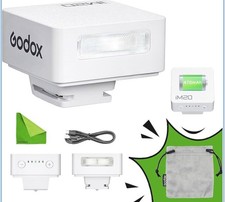 GODOX iM20 Mini Flash for Camera w/Built-in Battery White New 0036 