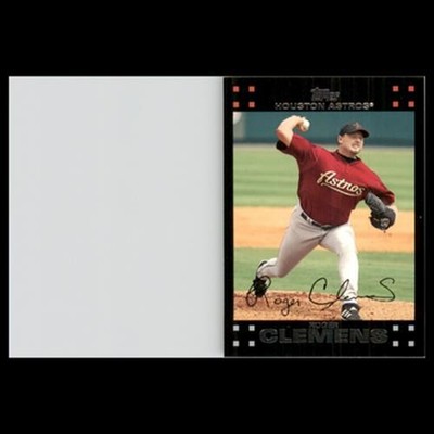 Roger Clemens #340 2007 Topps Houston Astros Baseball Card MLB NM
