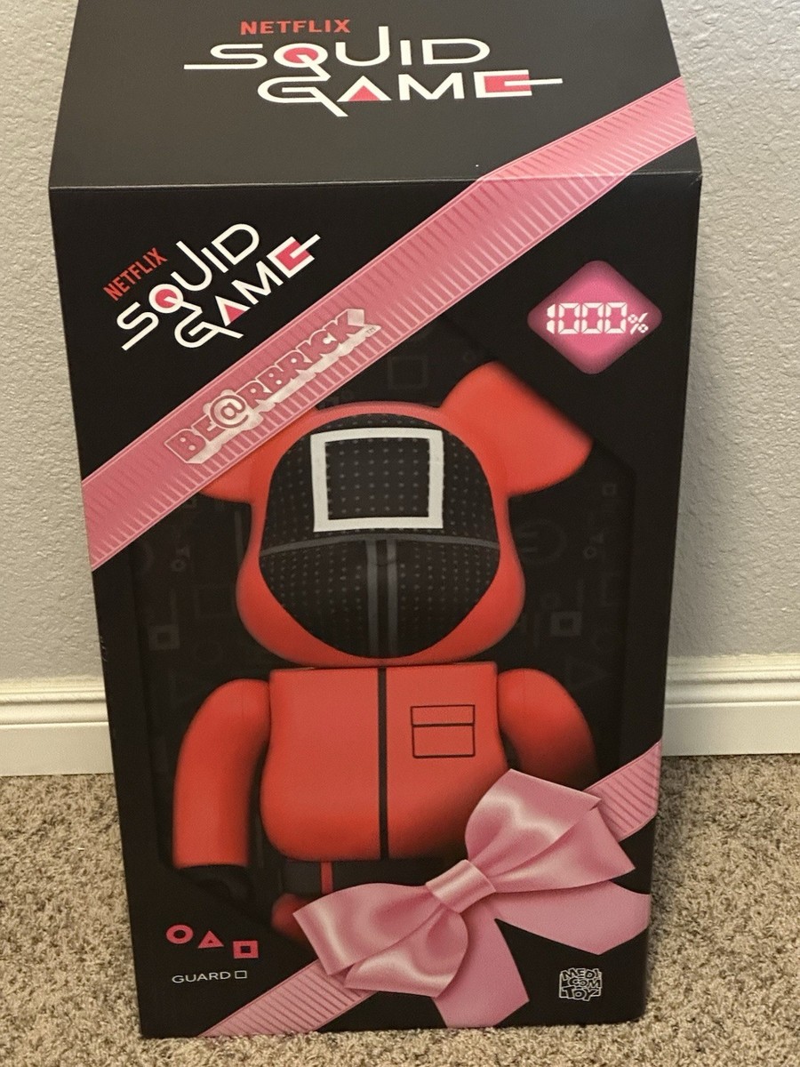 Medicom Toy Bearbrick X Squid Game Guard Square 1000% Be