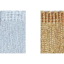 2-inch Metallic Chainette Fringe for costume decor or craft - price per yard