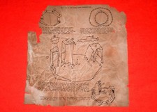 SCARCE ORIGINAL INSTRUCTIONS FOR LIONEL 910 ATOMIC SUB BASE - POSTWAR - NR
