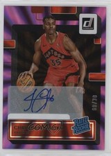 2022 Panini Donruss Holo Purple Laser Signatures 8/30 Christian Koloko Auto 08wd