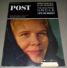 Saturday Evening Post June 19, 1965 - Man from U.N.C.L.E., Life on Mars?