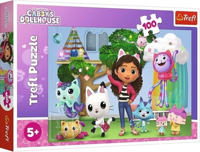 NEW Trefl Jigsaw Puzzle 100 Pieces 5+ Ages Gabby's Dollhouse