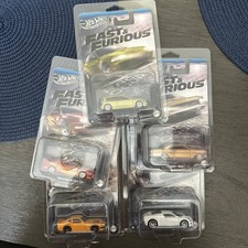 Hot Wheels Silver Series Fast  Furious Racing Course Set Of 5 W/protectors