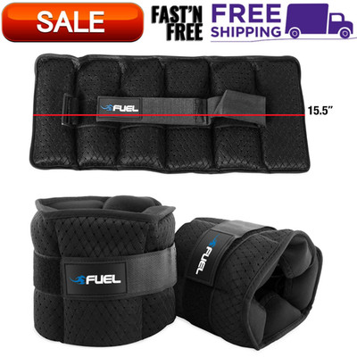 Adjustable Arm Leg Weights Wrist Ankle Workout, 5-Pound Pair (10 lb Total)