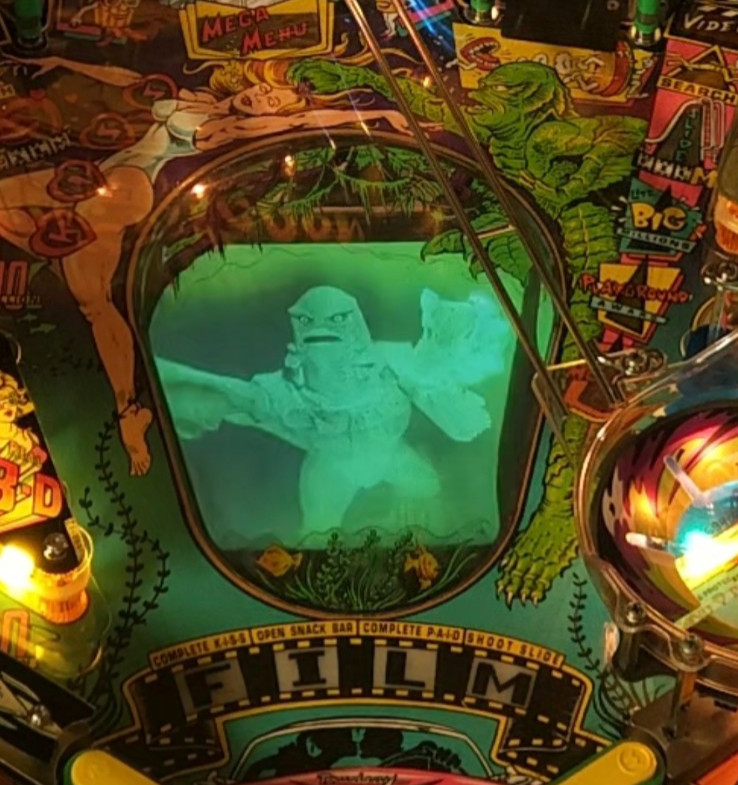 Hologramme pinball LCD à haute luminosité pour flipper de collection
