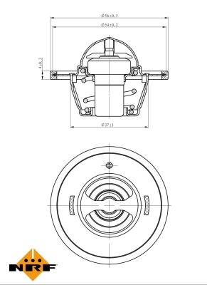 Thermostat, coolant for HYUNDAI KIA:TB,i30,GETZ,i30 I,CLICK 255002A000