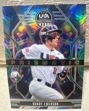 2026 Panini USA Stars & Stripes Grady Emerson Prizmatic Insert #3