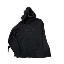 Reebok Black Pullover Hoodie Jacket Mens Med