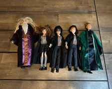 Set of 5 Harry Potter Wizarding World Doll Figures Mattel, 2018, Hermione, Ron