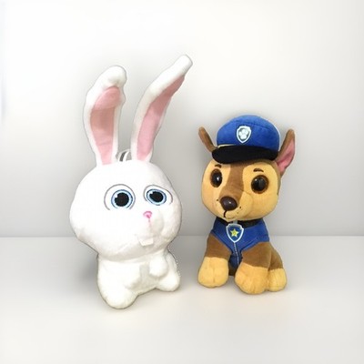 Paw Patrol Chase 6  In & The Secret Life of Pets ''Snowball'' Plush Bunny 11  Inch