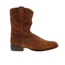 Dingo Stampede DI-806 Mens Brown Leather Slip On Western Boots