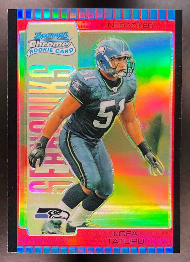 Lofa Tatupu Bowman Chrome #170 Red Refractor