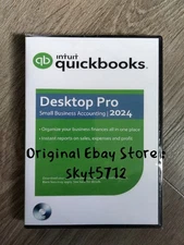 INTUIT QUICKBOOKS DESKTOP PRO 2024 FOR WINDOWS 3 USERS US DVD =LIFTIME LICENSE=