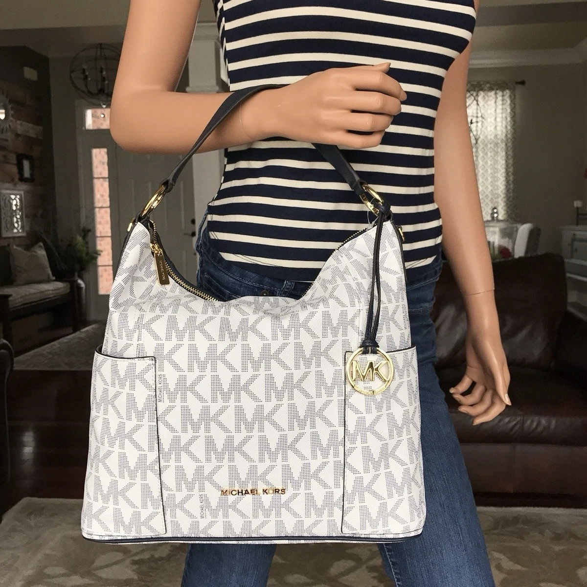 Michael Kors Women's Hobo Bags White Bags & Handbags for Women for