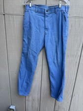 Vintage 1970  s Levi  s Orange Tab Mens Jeans a Skosh More Room 34 X 29 Light Wash