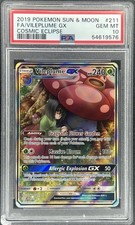 Pokemon Sole e Luna 2019 Eclissi Cosmica Vileplume GX Full Art #211/236 (PSA 10)