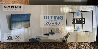 SANUS Tilting TV Wall Mount 26-47in SAN25BB VESA 200x200 80lb Black