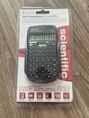 Sentry CA656 Scientific Calculator - 56 Function - New in Package