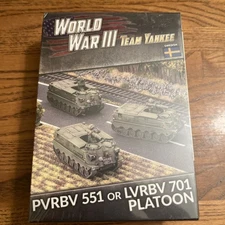 Pvrbv 551 or Lvrbv 701 Platoon Swedish (x3) WWIII Team Yankee