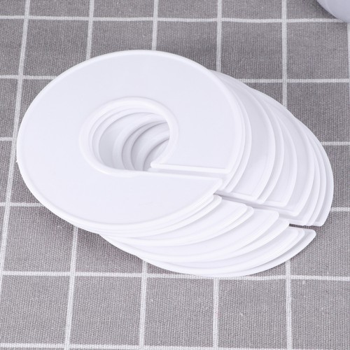10pcs Garment Dividers Clothes Size Buckles White Clothing Size Dividers - Picture 11 of 12