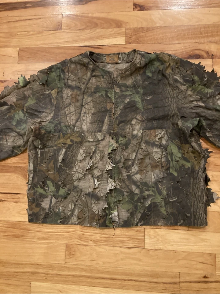 Duxbak Leafy Foliage Realtree Hardwood Camo Full Zip Hunt Shirt Jacket Mens 2XL - Image 3 of 4