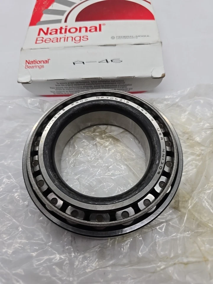 Juego de cojinetes de rueda y carreras National A-46 Timken (NP910345 y NP706218) Foto 2 de 4