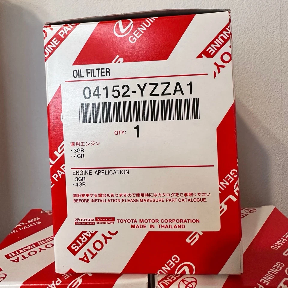 3x ELEMENTO CATRIDGE FILTRO ACEITE ORIGINAL TOYOTA / LEXUS 04152-YZZA1 Foto 2 de 4