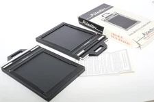 Riteway 4x5" sheet Film Holders.  2 per box. Late plastic version Safety Button