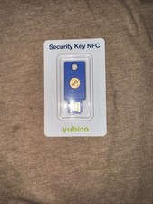 Yubico FIDO Security Key NFC and USB - Two Factor Authentication, Fits USB-A
