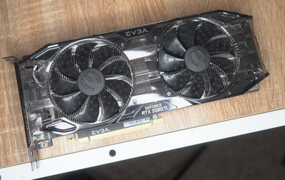 BROKEN: EVGA GeForce RTX 2080 XC GAMING, 8GB GDDR6, Dual HDB Fans & RGB LED