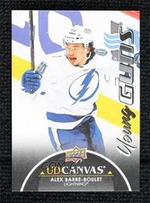 2021 Upper Deck Series 1 UD Canvas Young Guns Black Alex Barre-Boulet #C100 0y1g