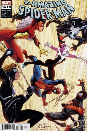 Amazing Spider-Man #54 Bagley Last Remains Variant VF 8.0 2021 Stock Image