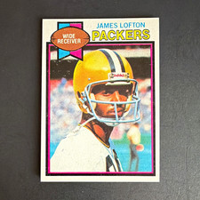 Topps 1979 Topps James Lofton Rookie #310 Green Bay Packers Football Card. rookie card picture