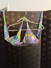 Women's Summer Floral print 2 piece bikini swimsuit size L large