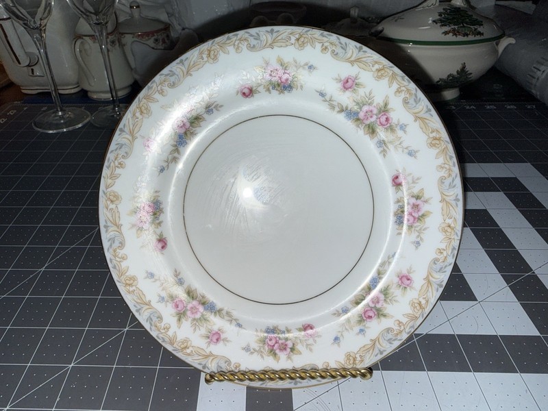 Noritake China SOMERSET #5317 Dinner plate 10” Floral Design Japan