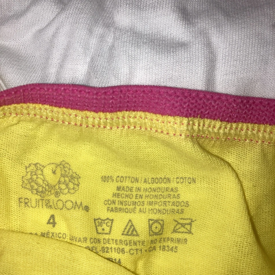 CALZONCILLOS VINTAGE NIÑAS FRUIT OF LOOM Talla 4,30-39lbs.3 PRS. + 1 CAMISETA BONUS Foto 4 de 4