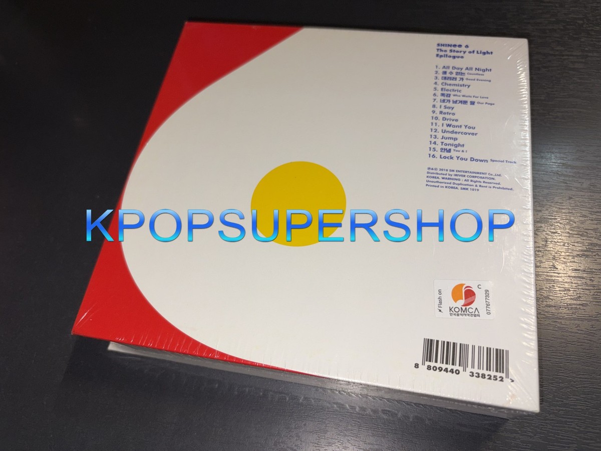 SHINee 6th Album The Story of Light Epilogue CD Photocards New