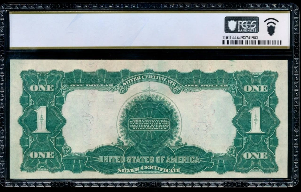 AC Fr 235 1899 $1 Silver Certificate PCGS 64 UNCIRCULATED BLACK EAGLE - Image 2 of 2