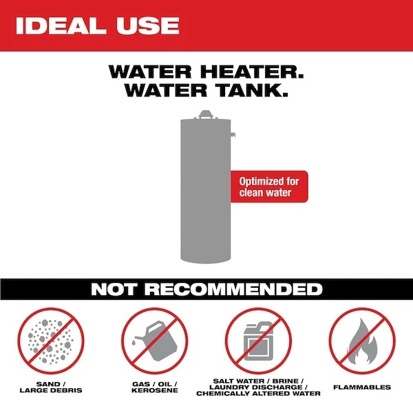 Bomba de transferencia inalámbrica Milwaukee Tool 2771-20 18V: 8 Gpm, 75 pies de cabezal, desnuda Foto 4 de 4