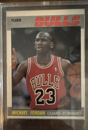 1987-88 Fleer - Michael Jordan #59 Ungraded Looks Like Out Of Pack.