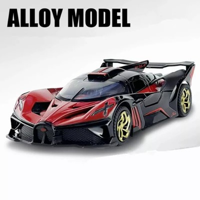 Bugatti Bolide 1:32 Alloy Diecast Model Car Pull Back Sports Car Collection Toy